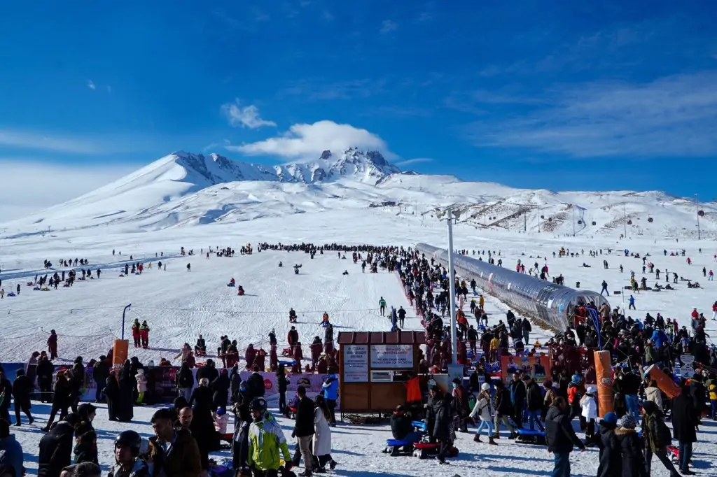 Wycieczka narciarska na górę Erciyes z Kapadocji