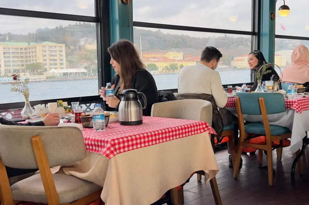 Frühstück am Bosporus in Istanbul