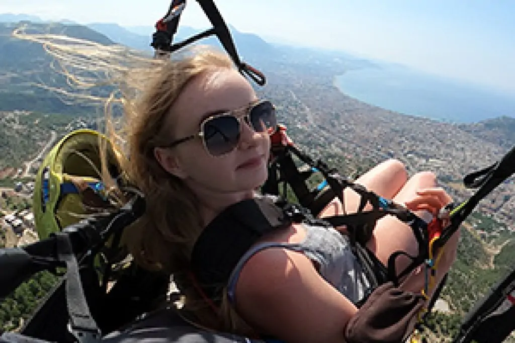 Alanya: Tandem-Paragliding über der Burg und dem Meer