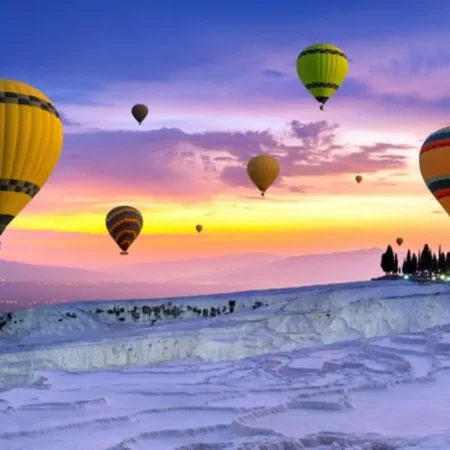 Hot Air Balloon Flight from Antalya to Pamukkale