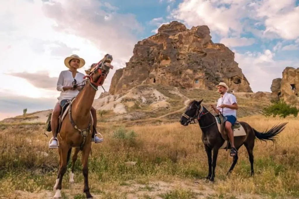 Kappadokien Reiten mit Sonnenaufgang/Sonnenuntergang oder tagsüber Option + Hoteltransfer