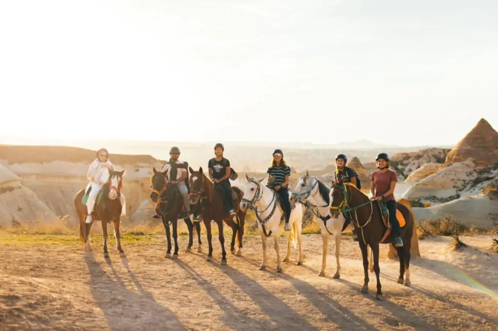 Kappadokien Reiten mit Sonnenaufgang/Sonnenuntergang oder tagsüber Option + Hoteltransfer