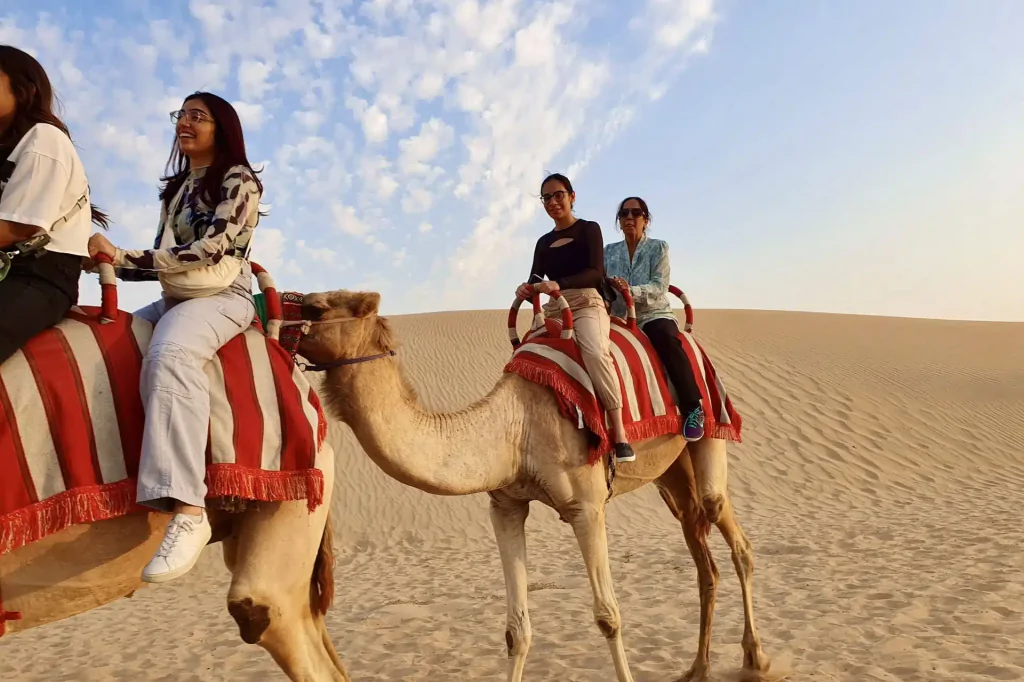 Camel Trekking in Dubai