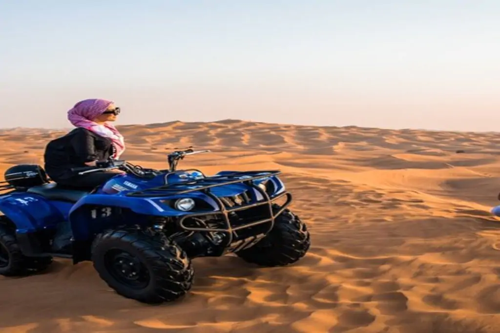 Dubai: Desert Safari, Quad Bike, Camel Ride and Evening Camp