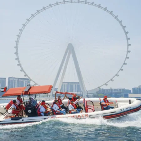 Dubai Speedboat Sightseeing tour Dubai Marina skyline (60 minutes)