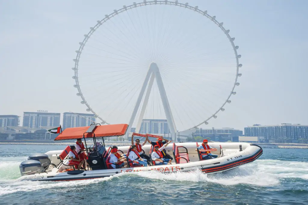 Dubai Speedboat Sightseeing tour Dubai Marina skyline (60 minutes)