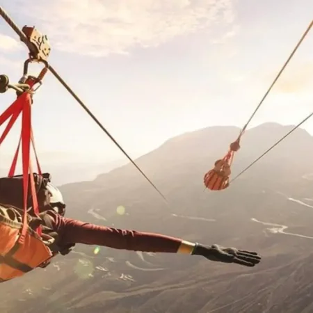 From Dubai: Private Ras Al Khaimah Zip Line Tour