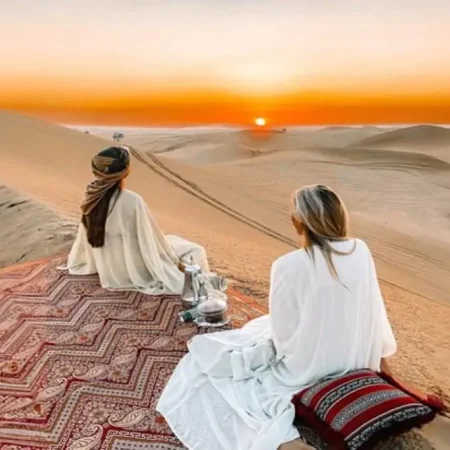 From Dubai Private Sunrise Desert Safari Tour upto-6 Guests