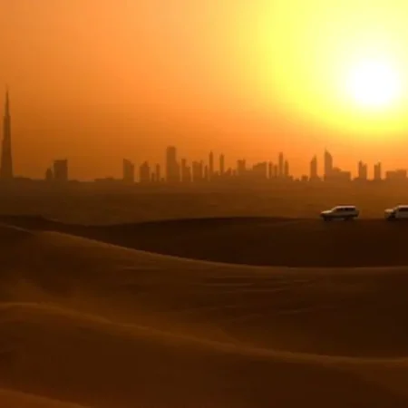 From Dubai Shared Sunrise Desert Safari Tour  minimum up to 2 Guests