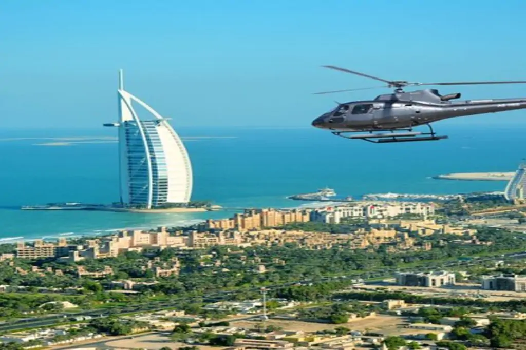 Dubai Highlights Sightseeing Helicopter Tour 12min/15min/17min/25min W/premium transfer