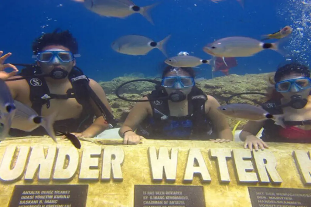 Scuba Diving Tour in Side Underwater Museum